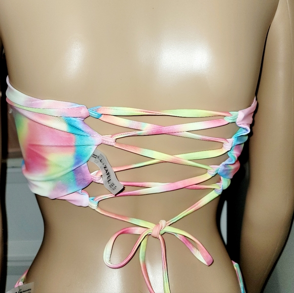Zaful Tie Dye Bathing Suit - Picture 4 of 4
